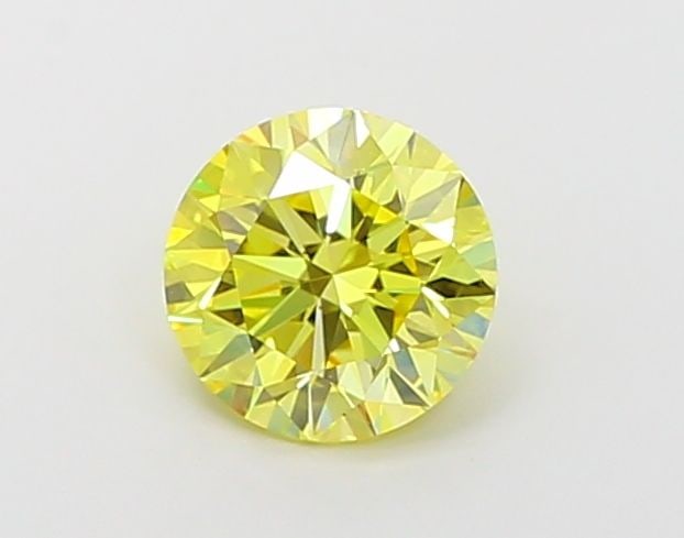 Loose Diamond - ROUND 1.2ct Fancy Vivid Yellow VVS1