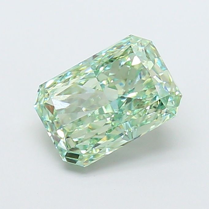 Loose Diamond - RADIANT 2.74ct Fancy Vivid Green VS1
