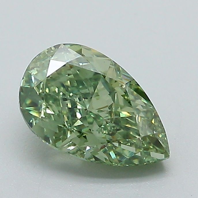Loose Diamond - PEAR 1.18ct Fancy Vivid Green VVS2