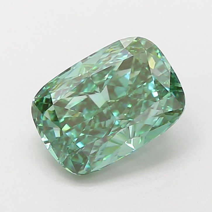 Loose Diamond - CUSHION MODIFIED 2.07ct Fancy Vivid Green VVS2