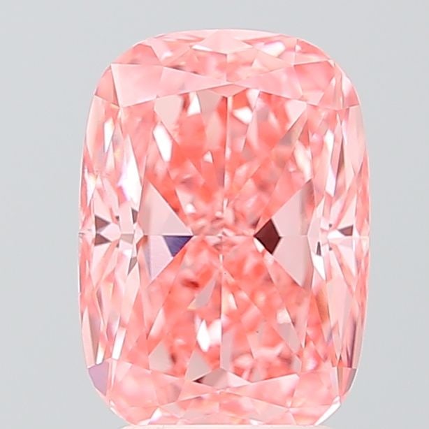 Loose Diamond - CUSHION MODIFIED 3.09ct Fancy Vivid Pink VS1