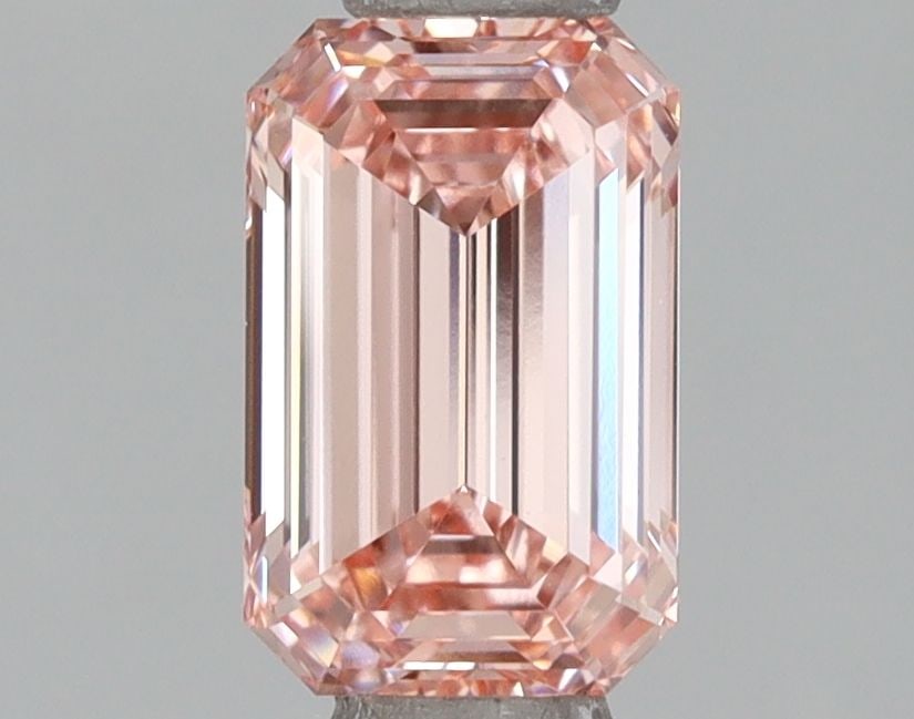 Loose Diamond - EMERALD 1.04ct Fancy Intense Pink VVS2
