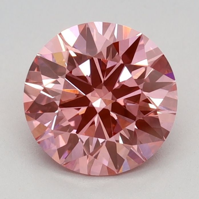 Loose Diamond - ROUND 1.11ct Fancy Vivid Pink VS2