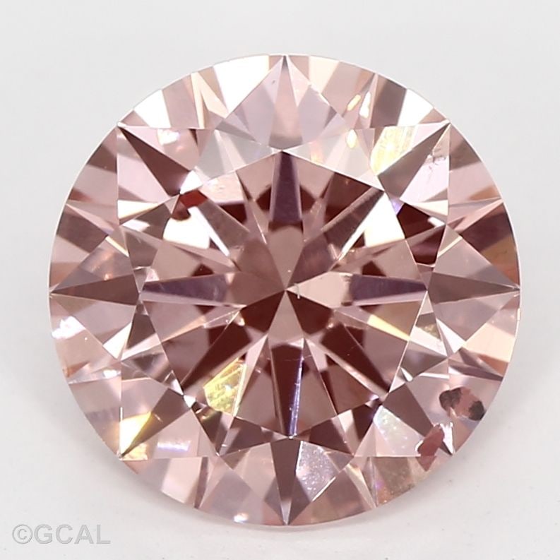 Loose Diamond - ROUND 1.06ct Fancy Intense Pink SI1