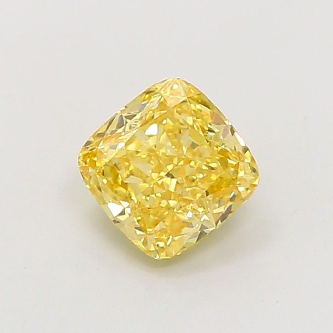 Loose Diamond - CUSHION MODIFIED 1.07ct Fancy Intense Yellow VVS2