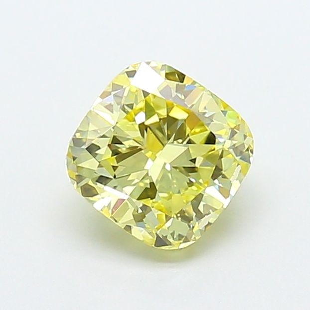 Loose Diamond - CUSHION MODIFIED 1.51ct Fancy Intense Yellow VS1