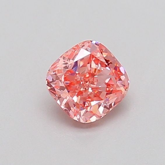Loose Diamond - CUSHION MODIFIED 0.42ct Fancy Vivid Pink VS1