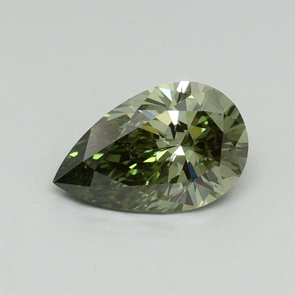 Loose Diamond - PEAR 1.04ct Fancy Vivid Green VS1