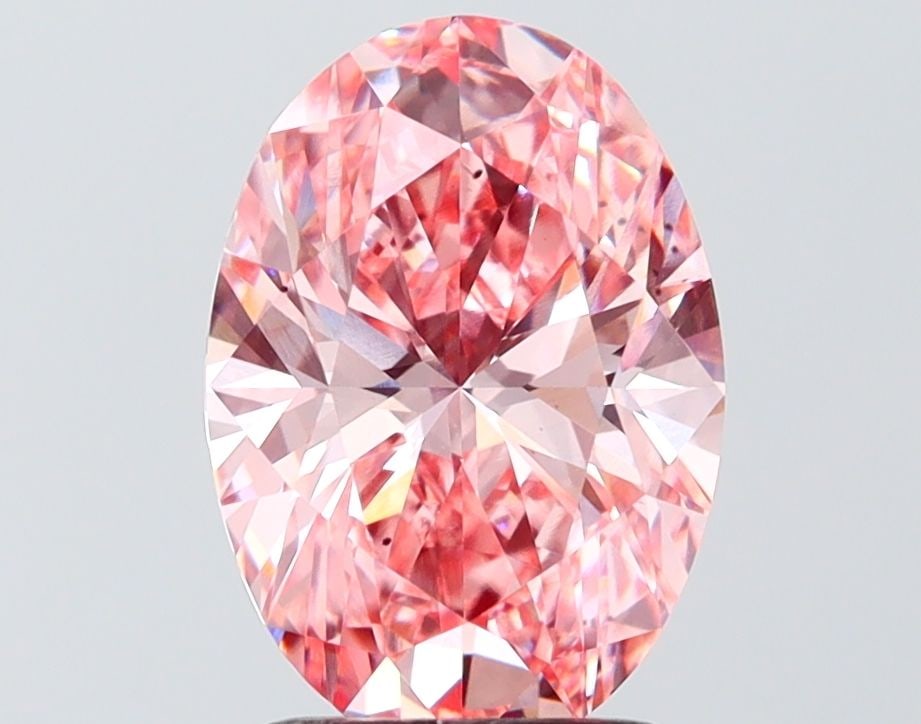 Loose Diamond - OVAL 2.71ct Fancy Vivid Pink VS2