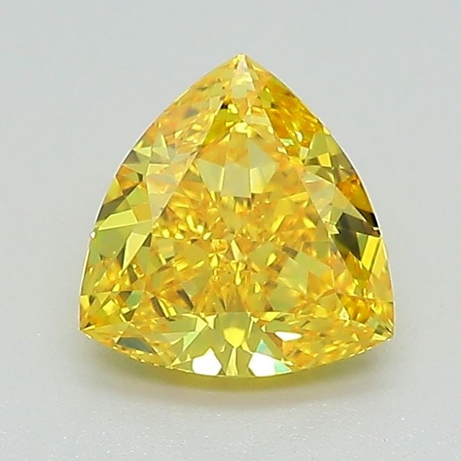 Loose Diamond - TRIANGULAR 1.02ct Fancy Intense Yellow VVS2
