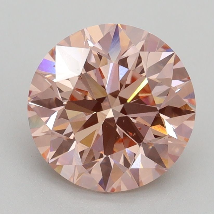 Loose Diamond - ROUND 2.5ct Fancy Intense Pink SI1