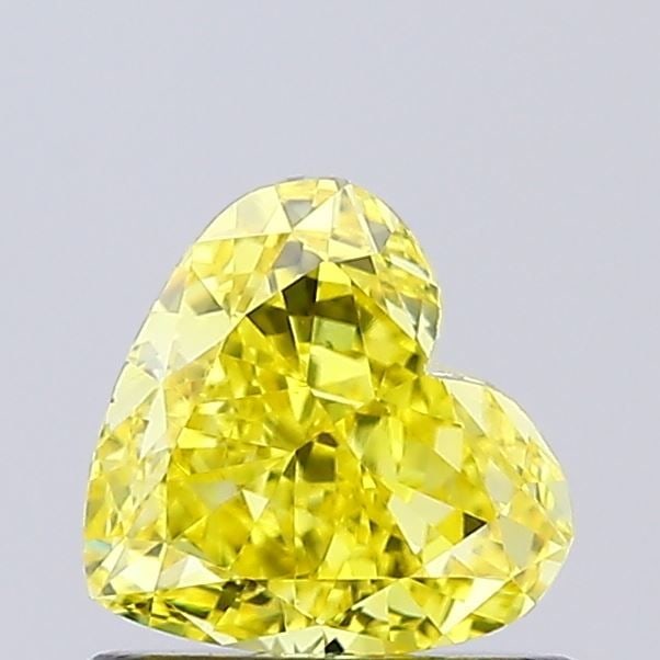 Loose Diamond - HEART 0.7ct Fancy Vivid Yellow VVS2