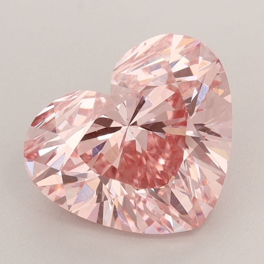 Loose Diamond - HEART 3.0ct Fancy Vivid Pink VS1