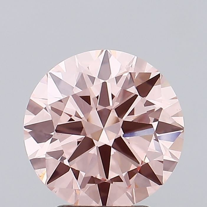 Loose Diamond - ROUND 3.0ct Fancy Vivid Pink VS1