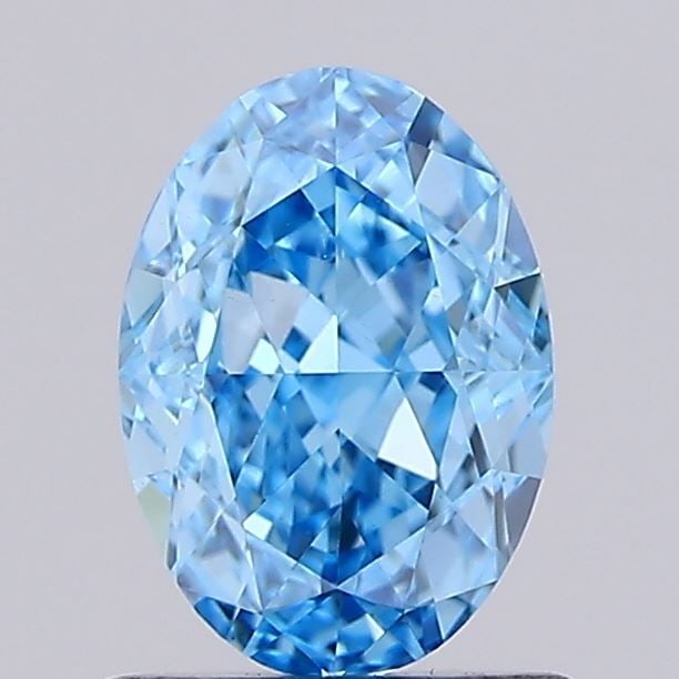 Loose Diamond - OVAL 1.04ct Fancy Vivid Blue VVS2