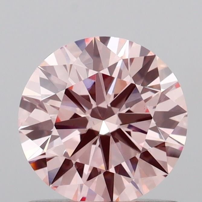 Ideal Loose Diamond - ROUND 0.85ct Fancy Intense Pink VS1