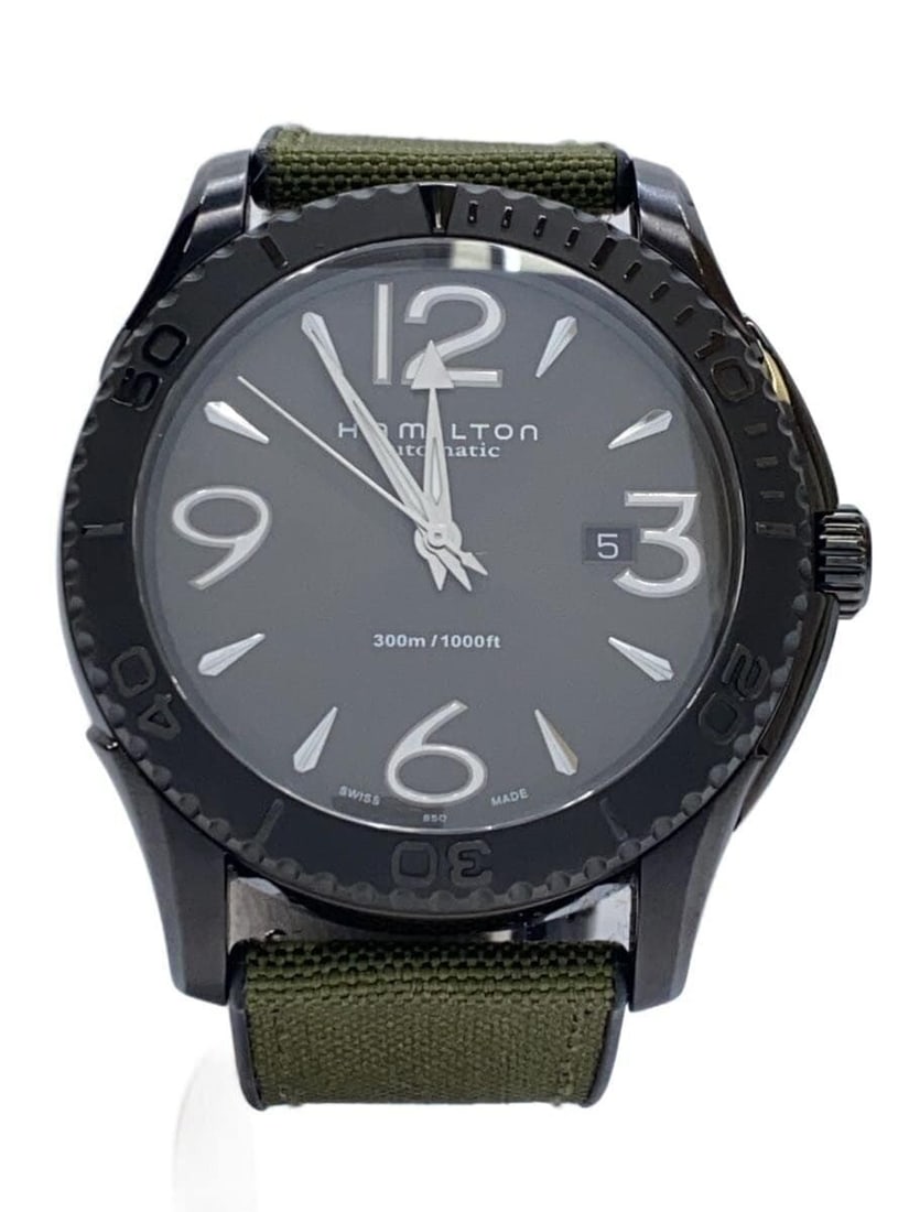 Hamilton BelowZero Khaki Navy Automatic Men's Wristwatch Black