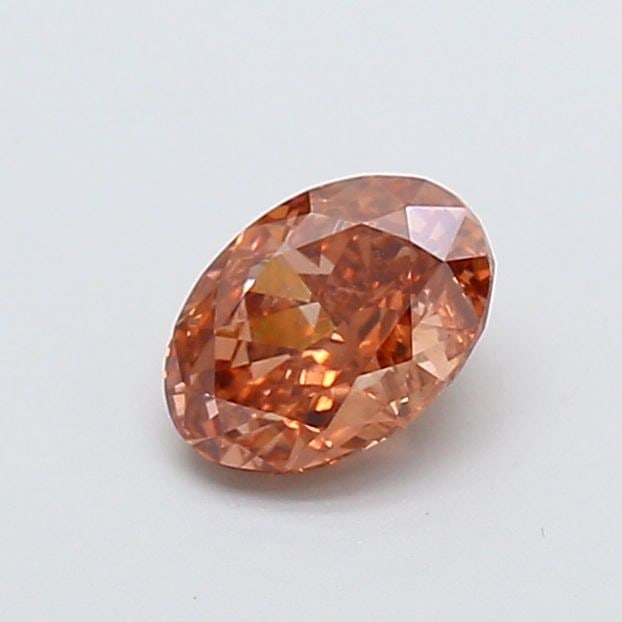 Loose Diamond - OVAL 0.68ct Fancy Vivid Brown VS1