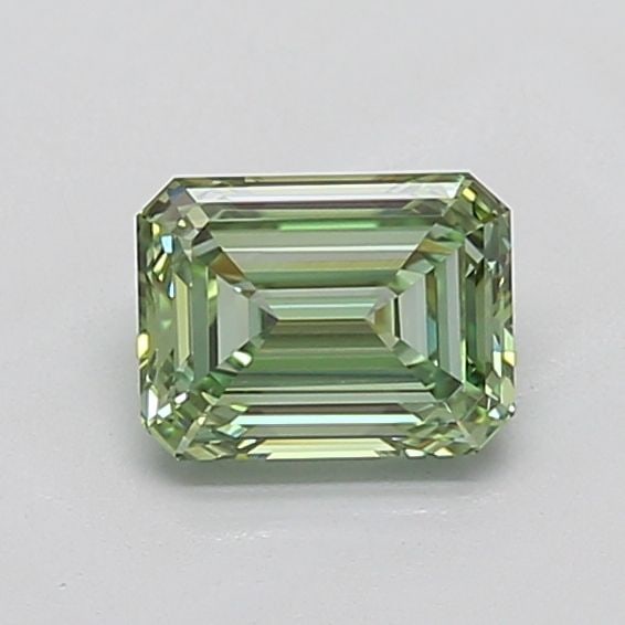 Loose Diamond - EMERALD 1.5ct Fancy Vivid Green VVS1