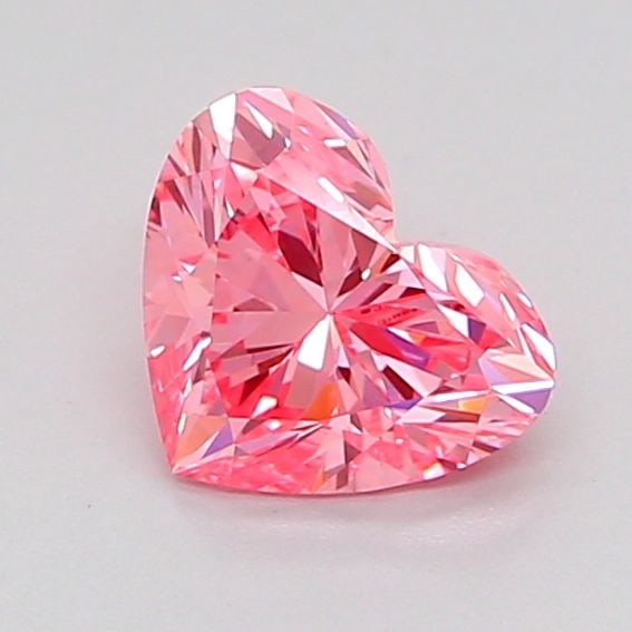 Loose Diamond - HEART 0.86ct Fancy Vivid Pink VVS2