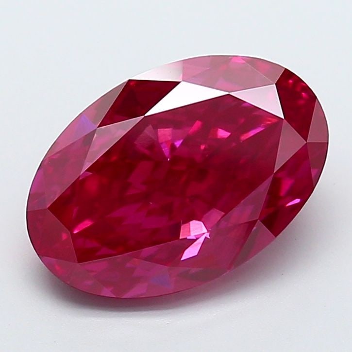 Loose Diamond - OVAL 4.88ct Fancy Vivid Pink VS2