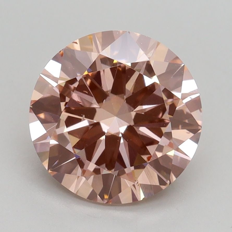 Loose Diamond - ROUND 2.5ct Fancy Intense Pink VS2