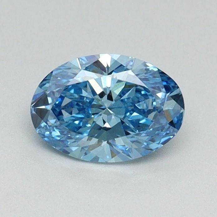 Loose Diamond - OVAL 0.58ct Fancy Vivid Blue VS1