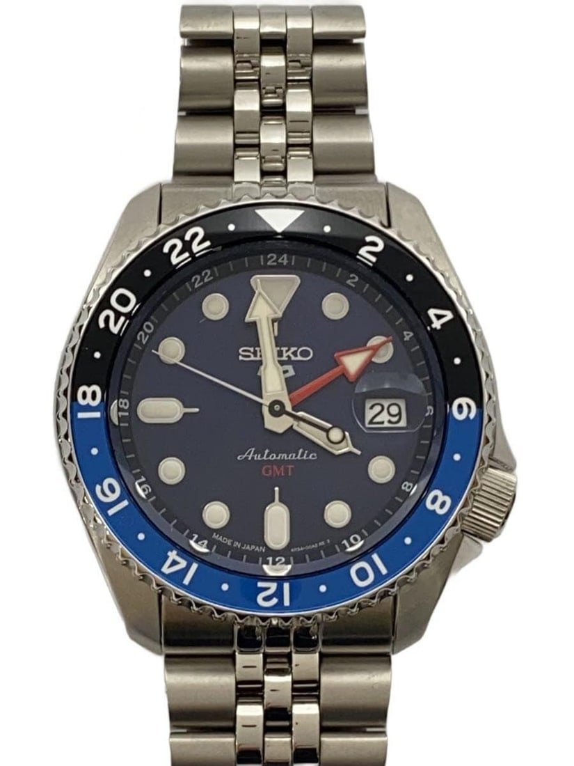 Seiko 5 Sports GMT Men's Wristwatch 4R34-00A0