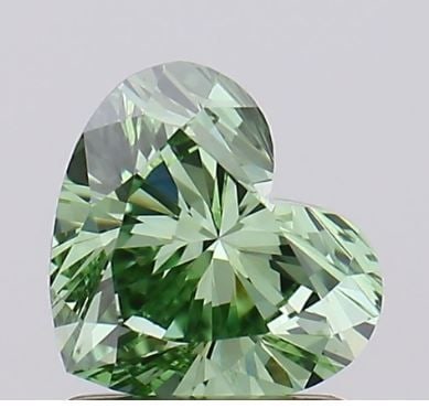 Loose Diamond - HEART 1.01ct Fancy Green VS1