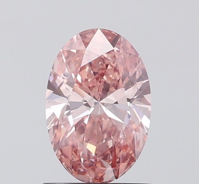 Loose Diamond - OVAL 0.98ct Fancy Intense Brownish Pink VS1