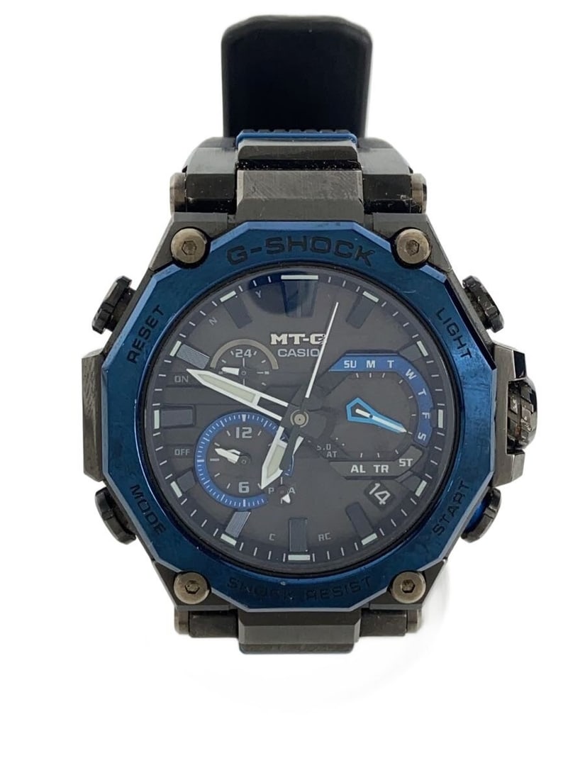 CASIO MTG-B2000YBD-2AJF Black Rubber Wristwatch: CASIO MTG-B2000YBD-2AJF Black Rubber Wristwatch This CASIO G-SHOCK MTG-B2000YBD-2AJF men's wristwatch features a durable rubber strap and a black case. Made in Japan, the watch exhibits minor signs of
