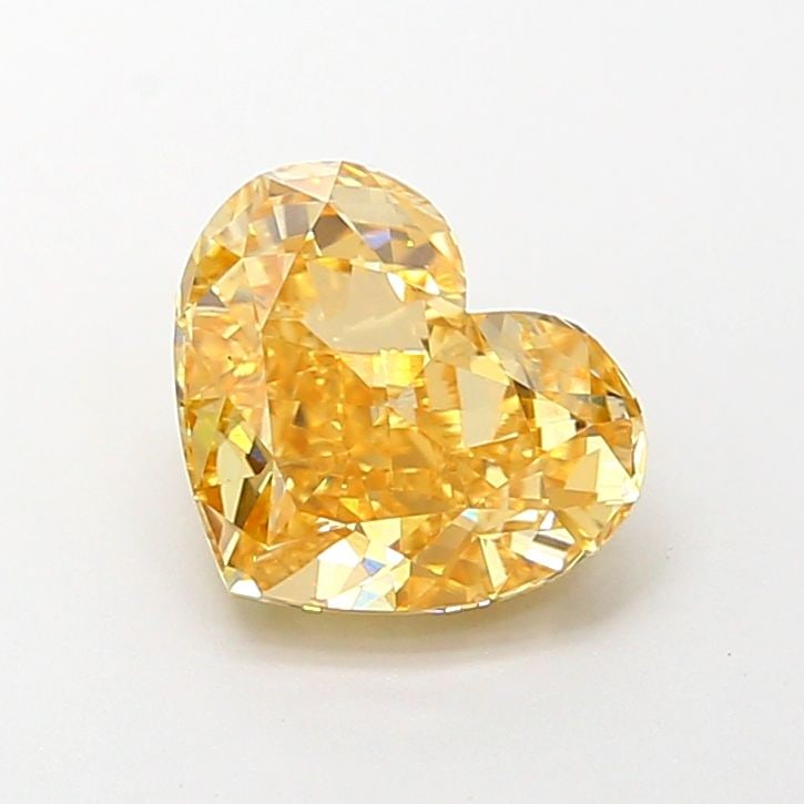 Loose Diamond - HEART 1.67ct Fancy Brownish Yellow VS1
