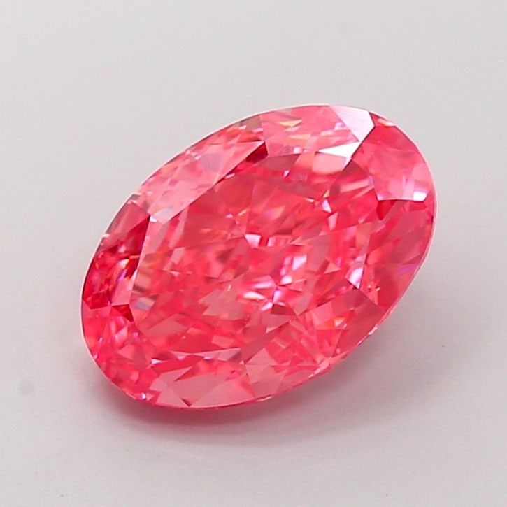 Loose Diamond - OVAL 2.56ct Fancy Vivid Pink VVS2