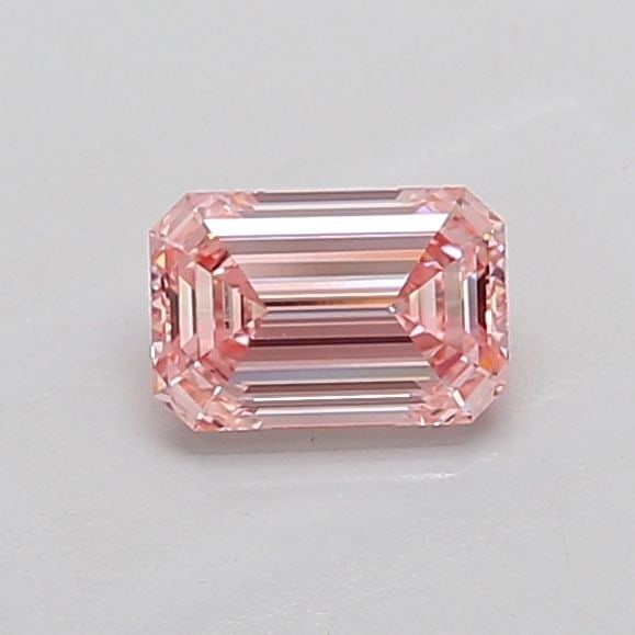 Loose Diamond - EMERALD 1.03ct Fancy Intense Pink VVS2