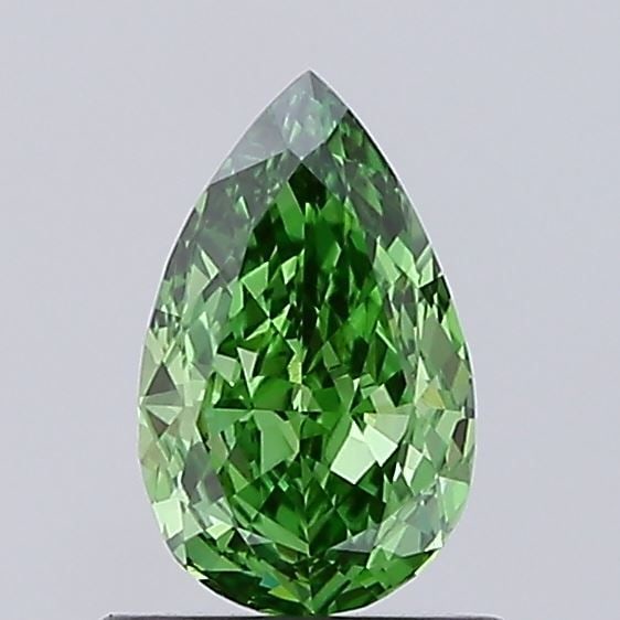 Loose Diamond - PEAR 0.7ct Fancy Vivid Green VVS2