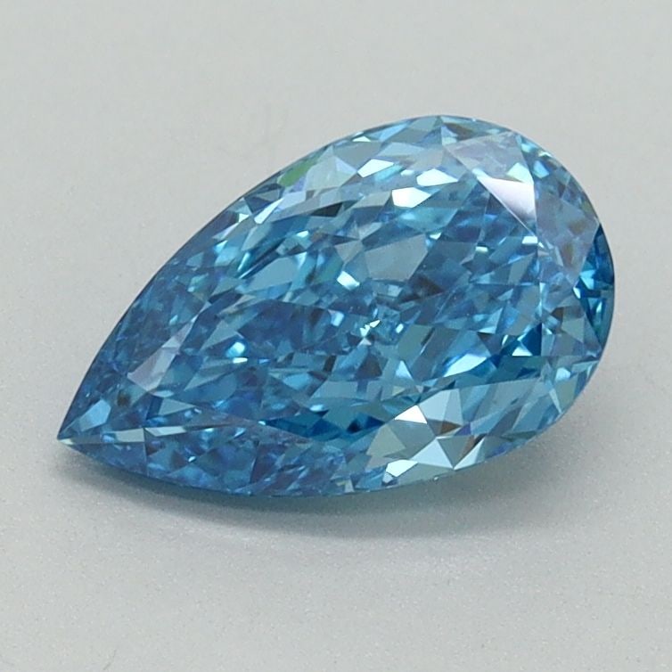 Loose Diamond - PEAR 1.06ct Fancy Vivid Blue VS1