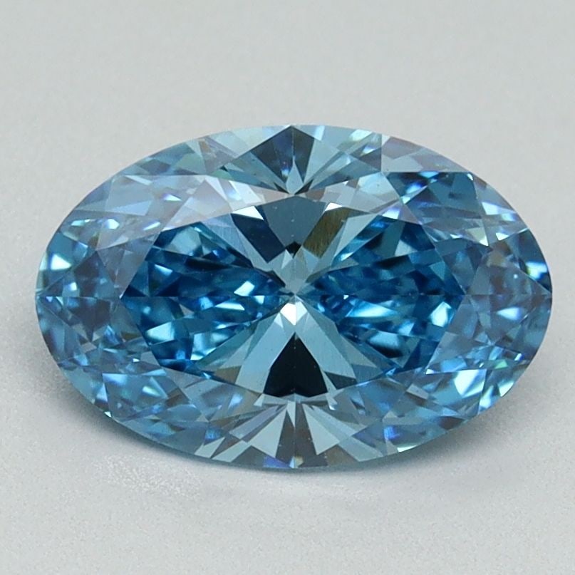 Loose Diamond - OVAL 1.5ct Fancy Vivid Blue VS1