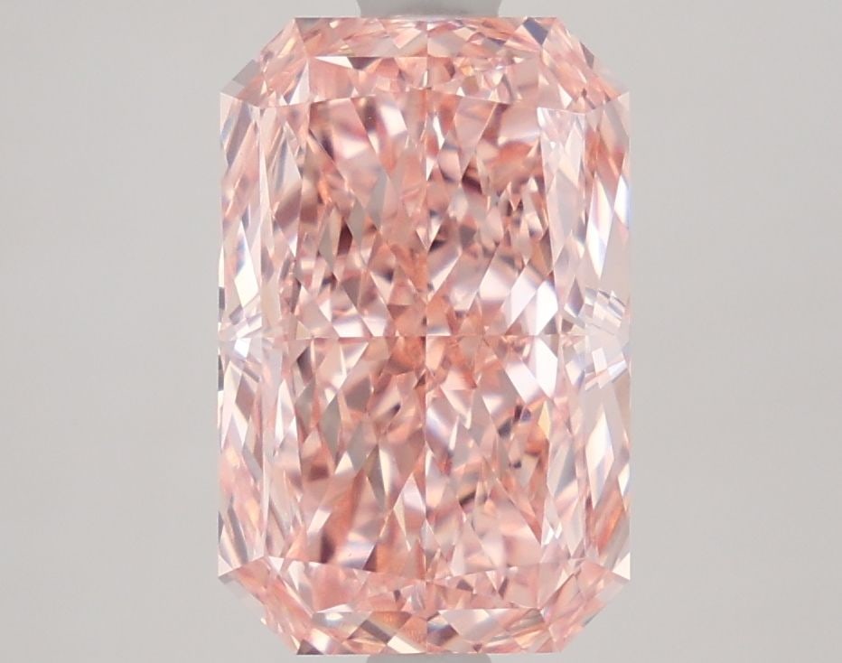 Loose Diamond - RADIANT 3.21ct Fancy Vivid Pink VVS2