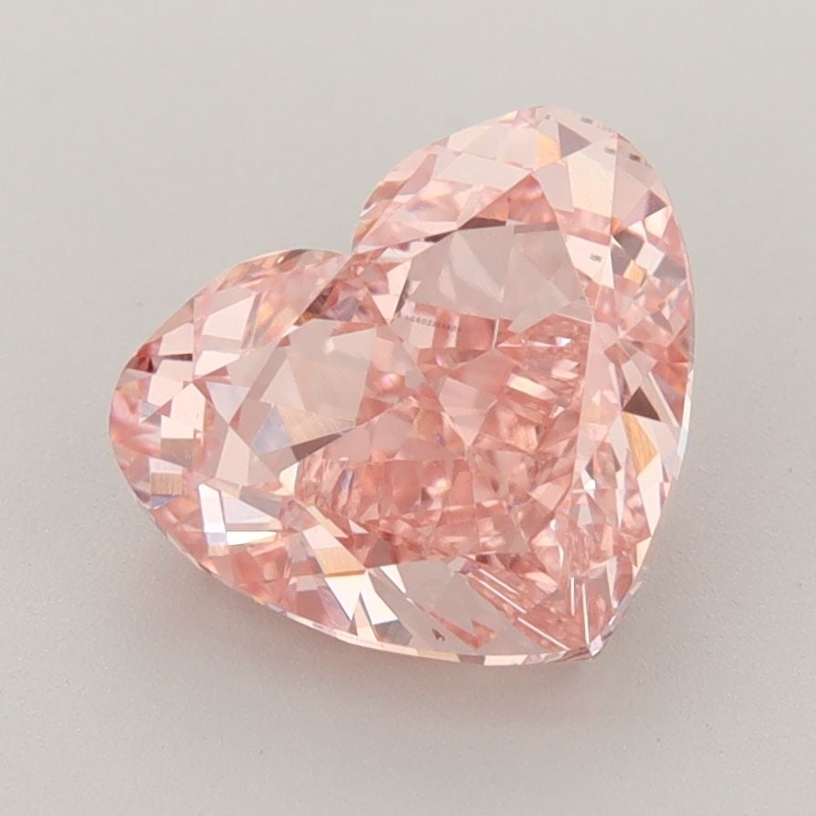 Loose Diamond - HEART 3.17ct Fancy Vivid Pink VS1: Loose Diamond - HEART 3.17ct Fancy Vivid Pink VS1 Source: This is a real non-mined Diamond that has been grown in a lab Shape: HEART Carats: 3.17 Color: Fancy Vivid Pink Certification: IGI Video: