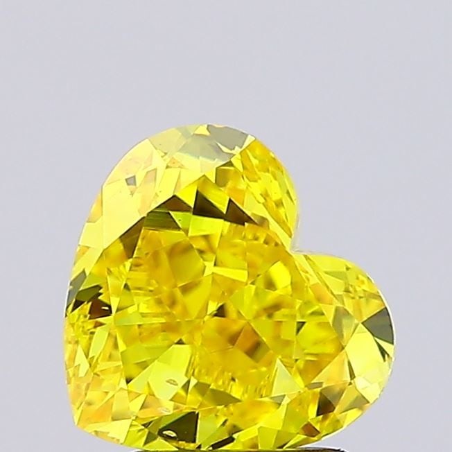 Loose Diamond - HEART 2.07ct Fancy Vivid Yellow VS2