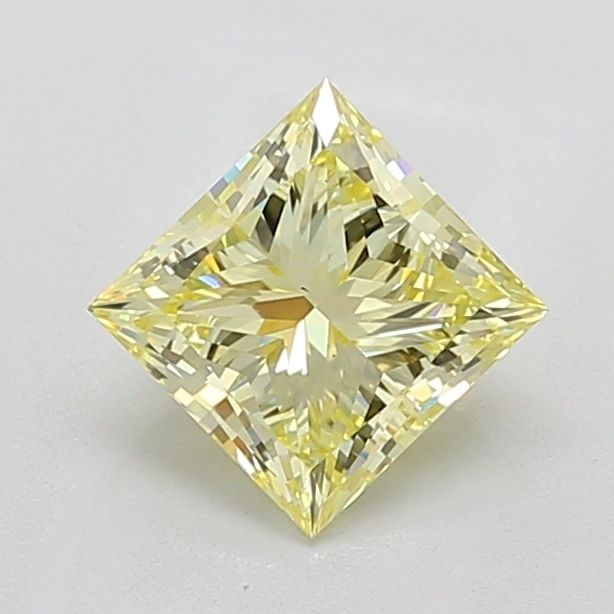 Loose Diamond - PRINCESS 1.72ct Fancy Yellow VS1