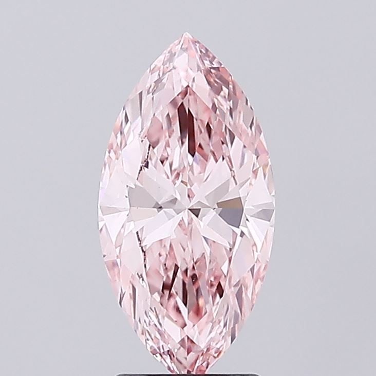 Loose Diamond - MARQUISE 2.25ct Fancy Vivid Pink VVS2