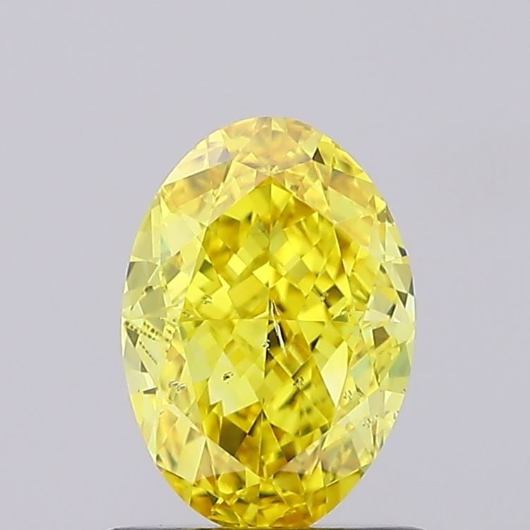 Loose Diamond - OVAL 1.01ct Fancy Vivid Yellow SI1