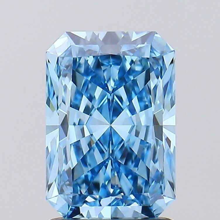 Loose Diamond - RADIANT 1.59ct Fancy Vivid Blue VVS2