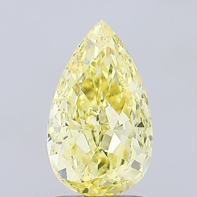 Loose Diamond - PEAR 1.57ct Fancy Intense Yellow VVS2