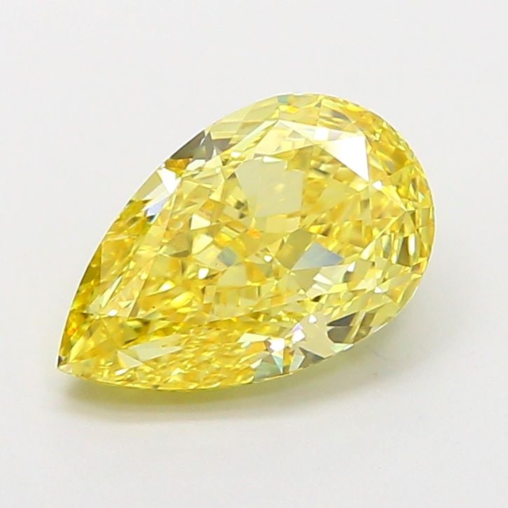 Loose Diamond - PEAR 2.58ct Fancy Vivid Yellow VS1