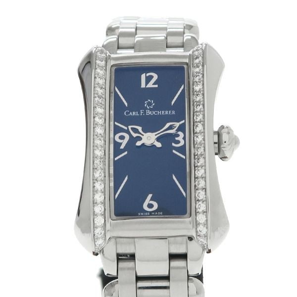 Carl F. Bucherer Alacria 10703 stainless steel quartz women's wristwatch