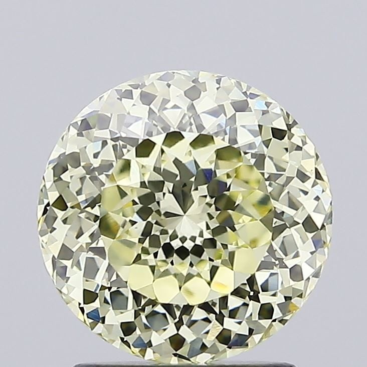Loose Diamond - ROUND 2.1ct Light Yellow VVS2