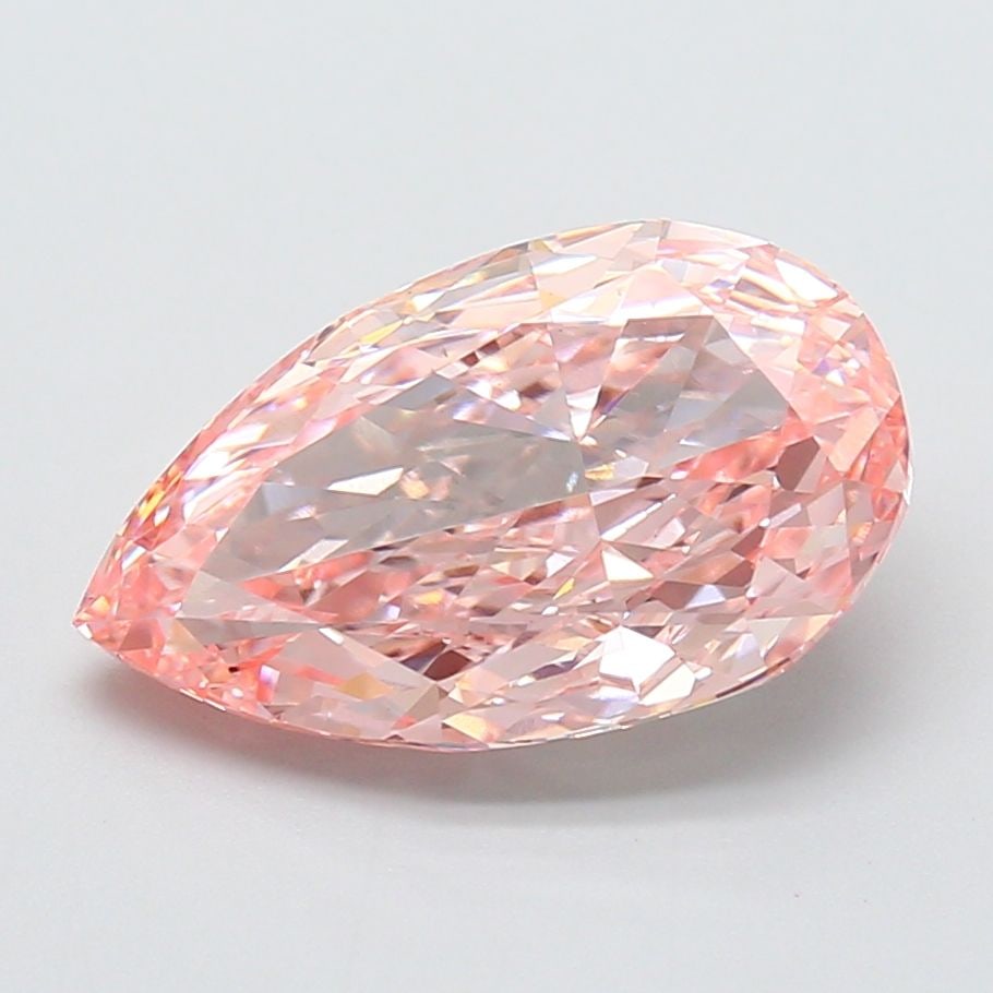 Loose Diamond - PEAR 5.01ct Fancy Vivid Pink VS1