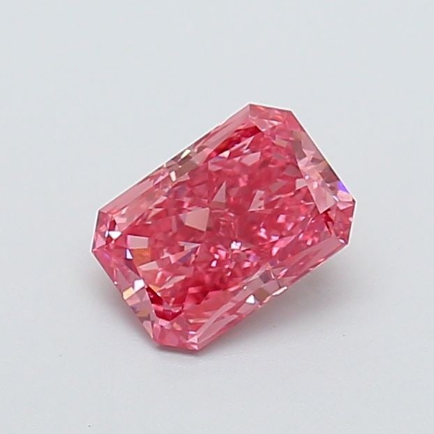 Loose Diamond - RADIANT 1.13ct Fancy Vivid Pink VVS2